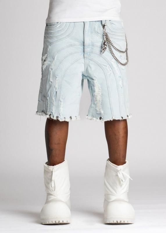 GUAPI / AQUA BLUE CONVERTIBLE DENIM - GANGSTA MARKET