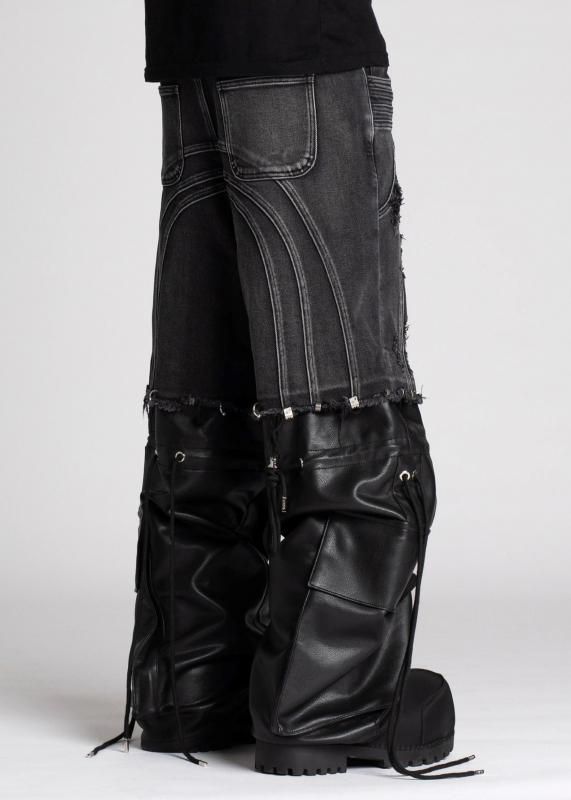 GUAPI / OBSIDIAN BLACK CONVERTIBLE DENIM - GANGSTA MARKET