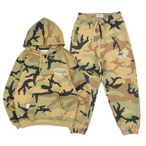 GRIMEY / FOLLOW THE DOLLAR CAMO VINTAGE HOODIE & SWEAT PANTS