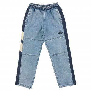 GRIMEY / SCRATCHING MEMORIES DENIM TRACK PANTS