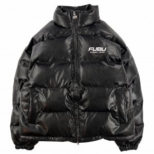 FUBU / ECO LEATHER PUFFER JACKET