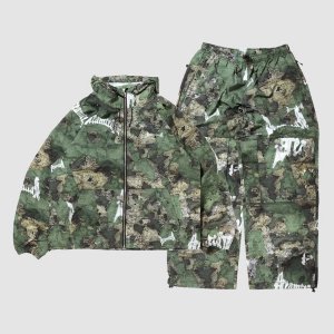 DREAM TEAM / OLD E LOGO CAMOUFLAGE NYLON JACKET  PANTS