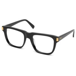 9FIVE / "OCEAN" BLACK & 24K GOLD CLEAR LEMS GLASSES