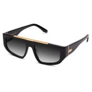 9FIVE / "X01" BLACK & 24K GOLD LIGHT GRADIENT SUNGLASSES