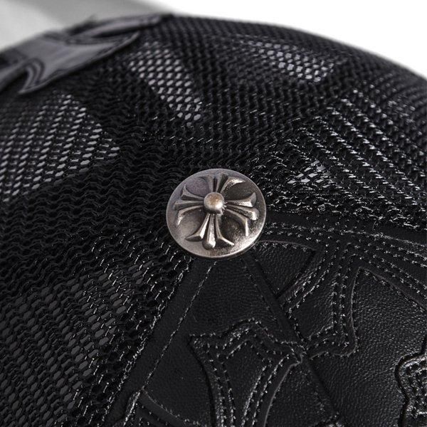 NEWVINTAGE NV CROSS LEATHER MESH CAP限定品 NEW VINTAGE / NV CROSS LEATHER MESH CAP - GANGSTA MARKET