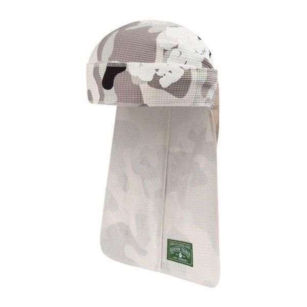DENIM TEARS / WHITE CAMO COTTON WREATH DURAG - GANGSTA