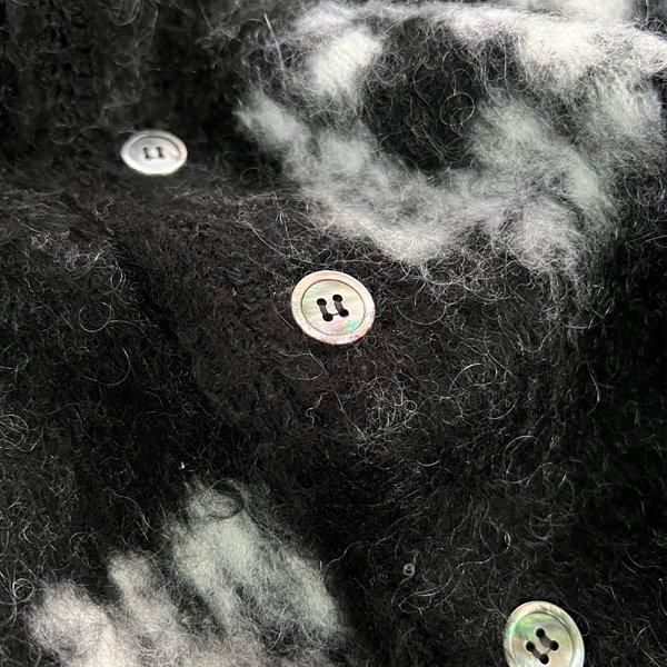 SAINT Mxxxxxx × DENIM TEARS / COTTON WRTETH MOHAIR CARDIGAN