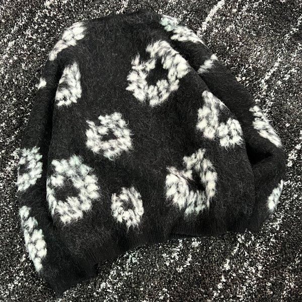 SAINT Mxxxxxx × DENIM TEARS / COTTON WRTETH MOHAIR CARDIGAN SAINT Mxxxxxx × DENIM TEARS / COTTON WRTETH MOHAIR CARDIGAN