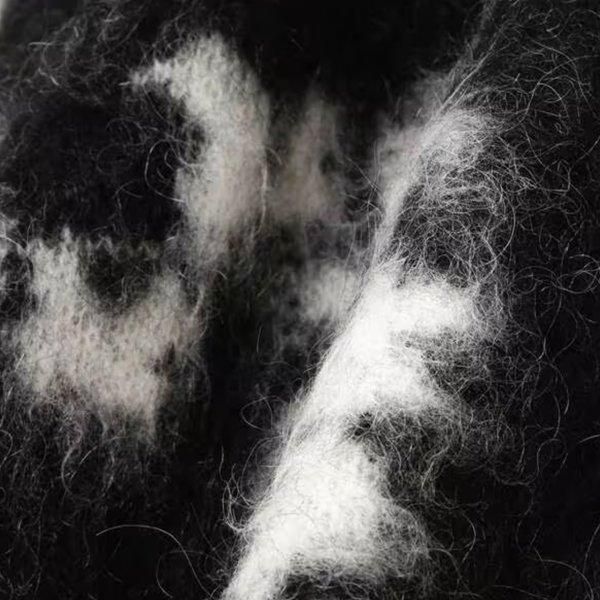 SAINT Mxxxxxx × DENIM TEARS / COTTON WRTETH MOHAIR CARDIGAN