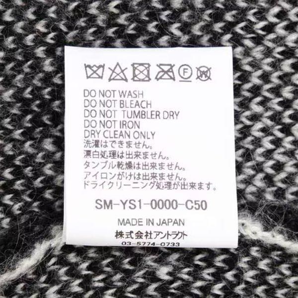 SAINT Mxxxxxx × DENIM TEARS / COTTON WRTETH MOHAIR CARDIGAN