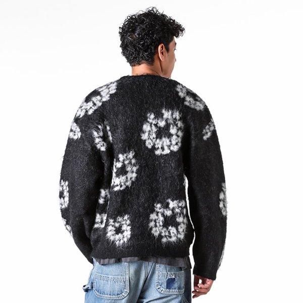 SAINT Mxxxxxx × DENIM TEARS / COTTON WRTETH MOHAIR CARDIGAN SAINT Mxxxxxx × DENIM TEARS / COTTON WRTETH MOHAIR CARDIGAN