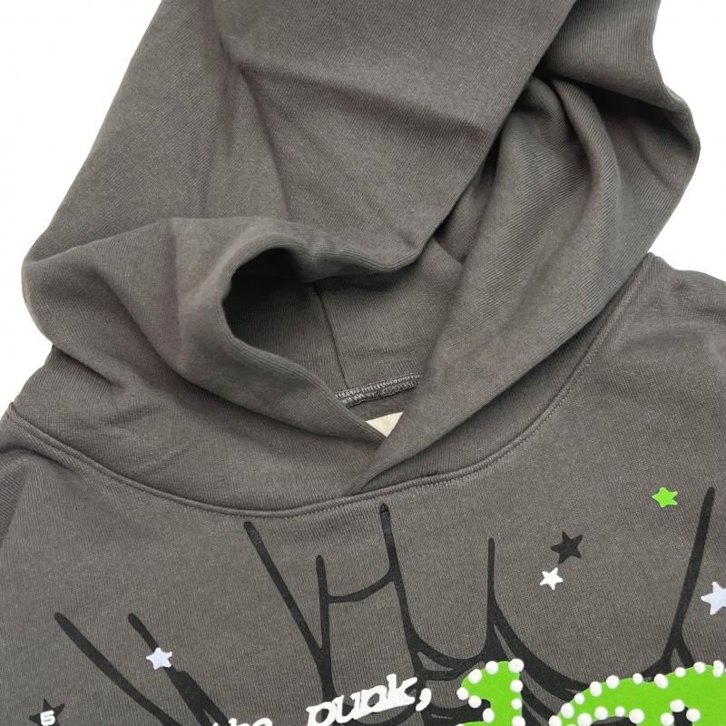 スケートボード Sp5der Spider worldwide set-gray SP5DER WORLD WIDE / PUNK V2 HOODIE - GANGSTA MARKET 【ギャングスタ