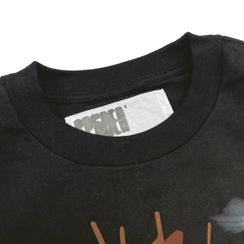 即 SP5DER CACTUS JACK スパイダー カクタス コラボ Tシャツ Travis Scott x Sp5der☆Rodeo II ロゴ 半袖Tシャツ 送関込