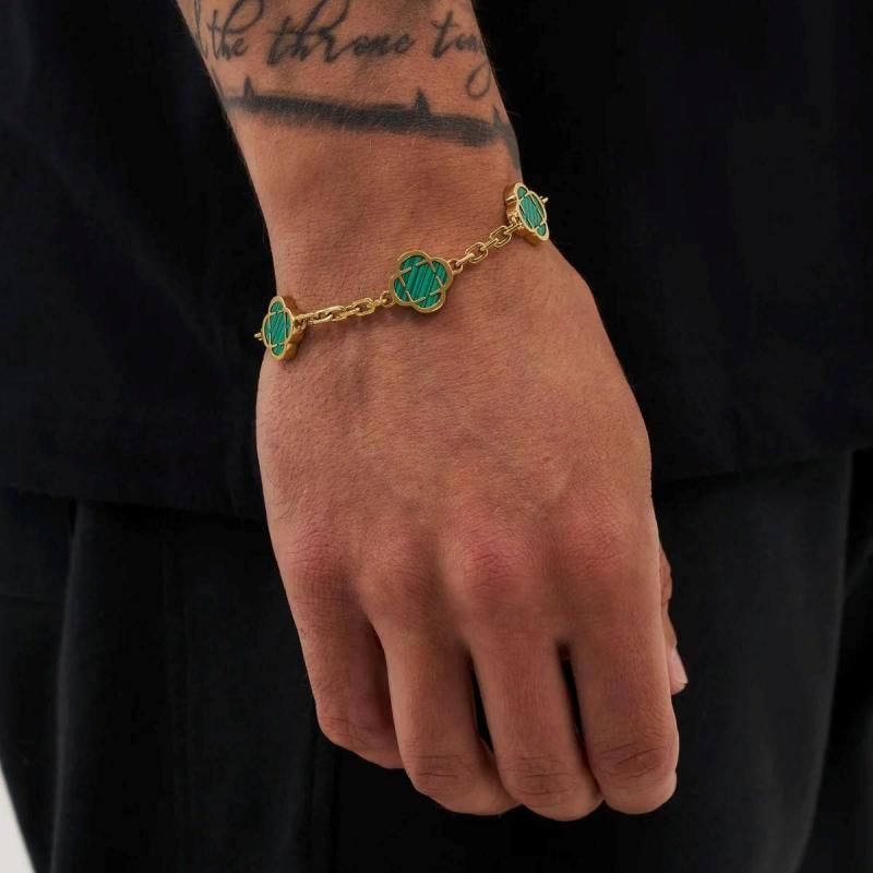 CRAFTD / CLOVER STONE BRACELET - GANGSTA MARKET