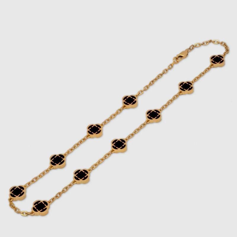 CRAFTD / CLOVER STONE NECKLACE - GANGSTA MARKET