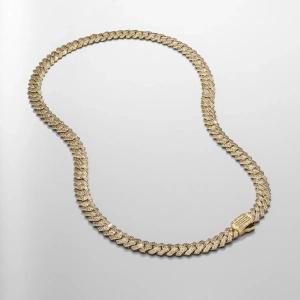 CRAFTD / PRONG LINK ICED CUBAN NECKLACE