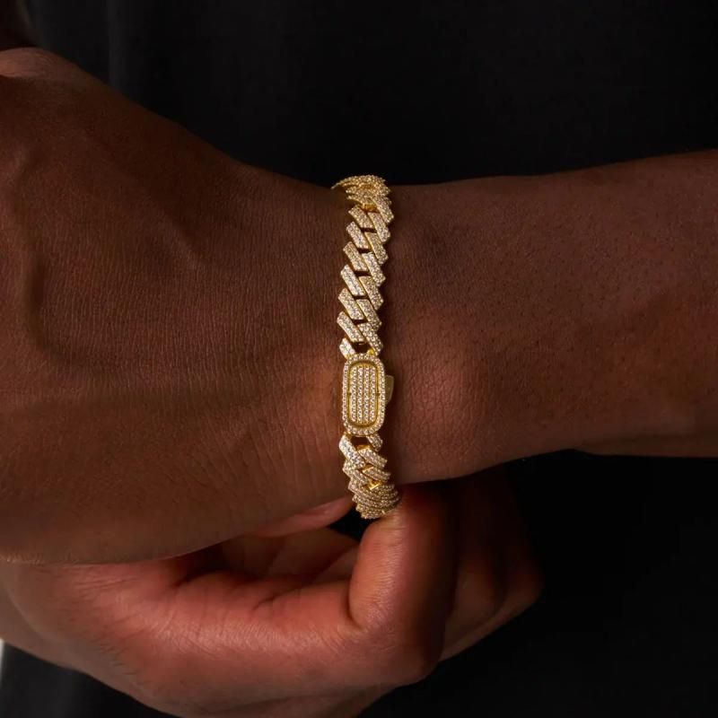 CRAFTD / PRONG LINK ICED CUBAN BRACELET - GANGSTA MARKET