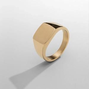 CRAFTD / SQUARE SIGNET RING