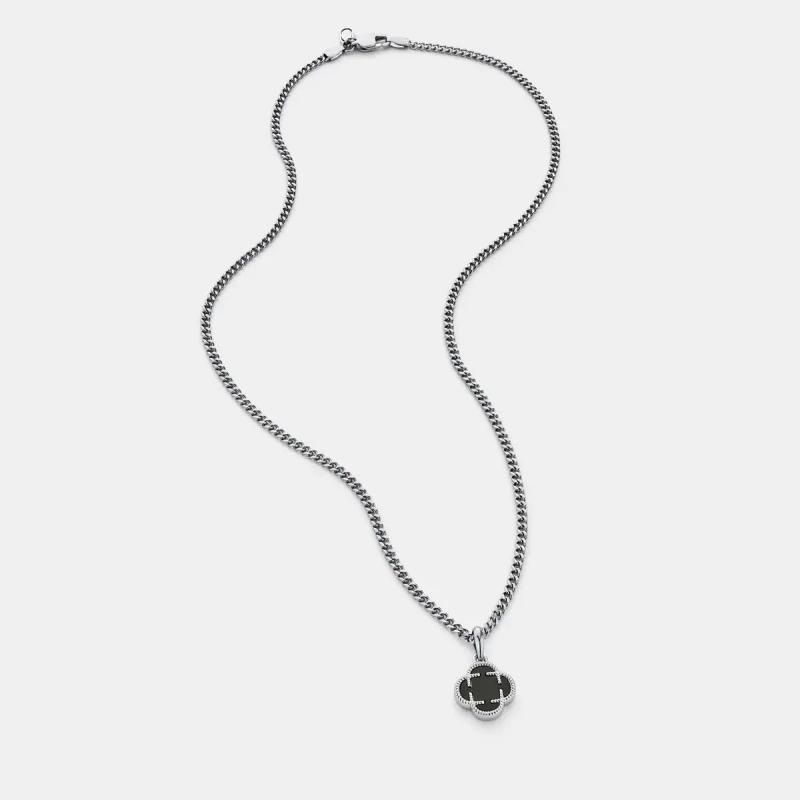 CRAFTD / CLOVER STONE PENDANT NECKLACE - GANGSTA MARKET