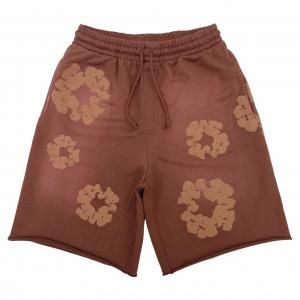 DENIM TEARS / MONO COTTON WREATH SWEAT SHORTS