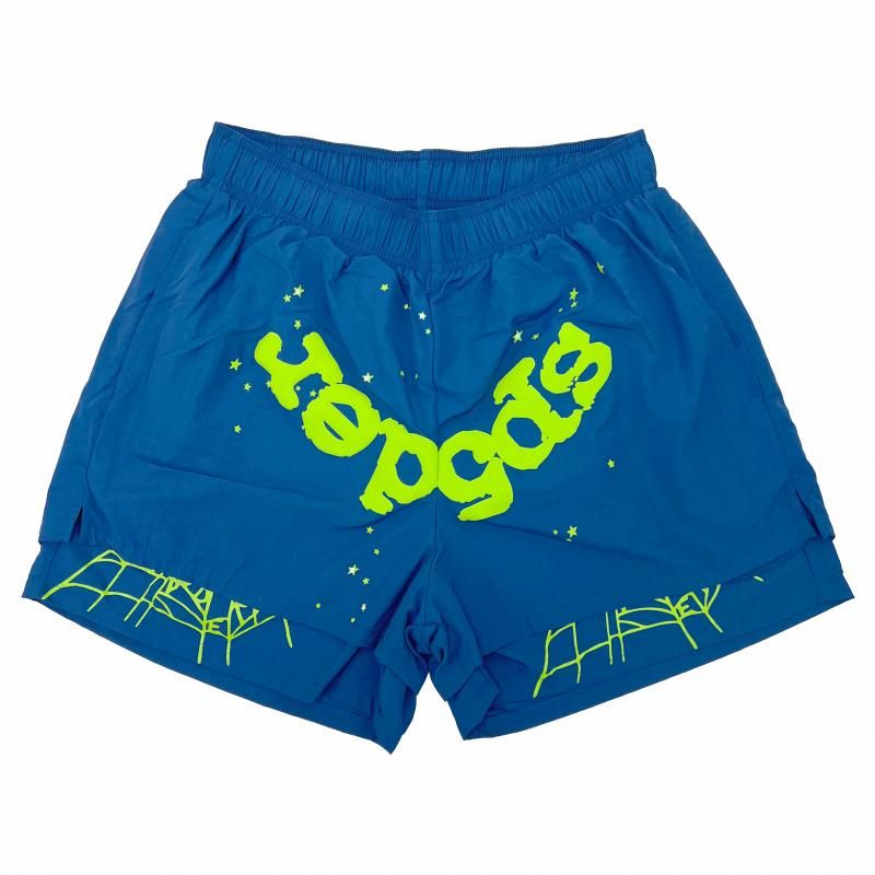 (USED) Sp5der OG Web V2 ハーフパンツ ショートパンツ 関税負担なし☆Sp5der OG Web V2 ショーツ☆海外セレブ多数着用