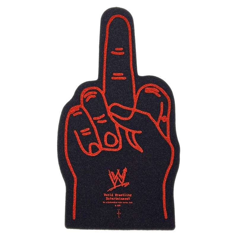 国内発送■CACTUS JACK■×WWE NO BYSTANDERS TEE CACTUS JACK / CJ × WWE NO BYSTANDERS FOAM FINGER - GANGSTA