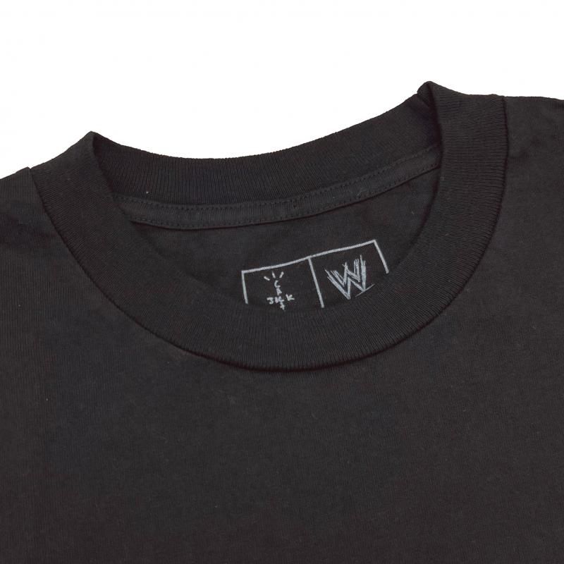 国内発送■CACTUS JACK■×WWE STRAIGHT EDGE TEE Buy Cactus Jack by Travis Scott x WWE Straight Edge T-Shirt
