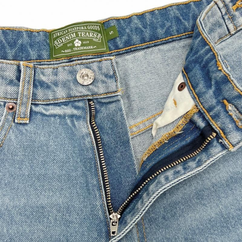 30%OFF】 DENIM TEARS / LASER WREATH JEAN SHORT □定価