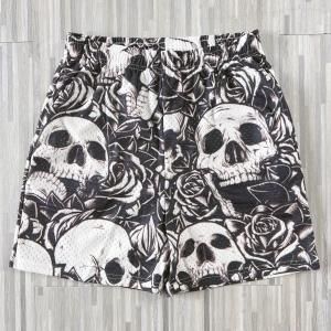 NO BRAND / BOOTLEG SKULL MESH SHORTS 