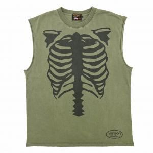 VANSON / PIGMENT DYED NO SLEEVE TEE
