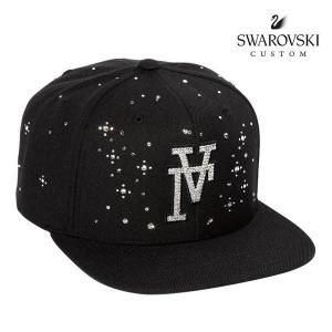 KRHYME DESIGN / "FLIP LA 2 -SWAROVSKI CUSTOM SPARKLING 2-" NAPBACK CAP