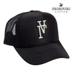 KRHYME DESIGN / "FLIP LA 2 -SWAROVSKI CUSTOM-" MESH CAP