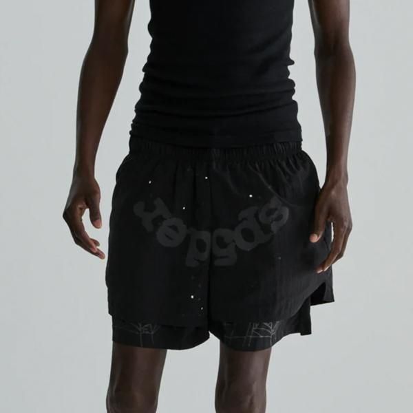 【新品】Sp5der Pro Double Layer ショート パンツ SP5DER OG Web Double Layer ショートパンツ | ブルー | FARFETCH JP