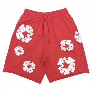 DENIM TEARS / MONO COTTON WREATH SWEAT SHORTS