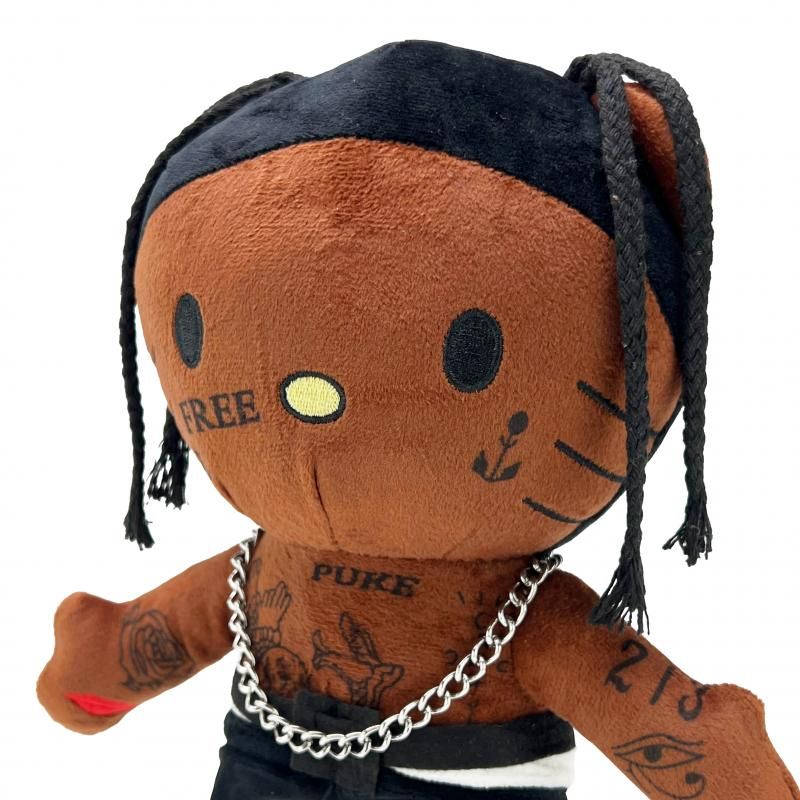 rapture studios travis scott plush ぬいぐるみ xxxtentacion Travis Scott plush Travis Scott plush toy doll