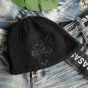ADVANCE / CROSS LEATHER BEANIE