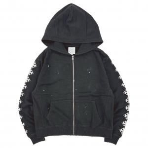 SOMEIT / CROSS ZIP-UP VINTAGE HOODIE