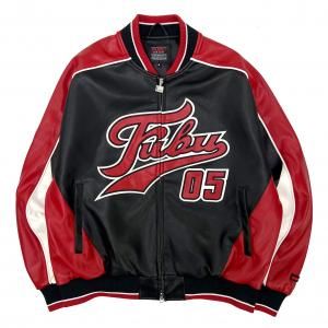 FUBU / FAUX LEATHER GAME JACKET