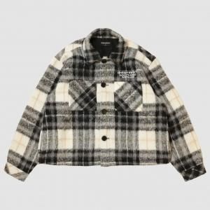 DREAM TEAM / D STAR LOGO MOHAIR FLANNEL JACKET
