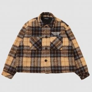 DREAM TEAM / D STAR LOGO MOHAIR FLANNEL JACKET
