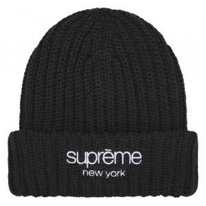 SUPREME / CLASSIC LOGO CHUNKY RIBBED BEANIE