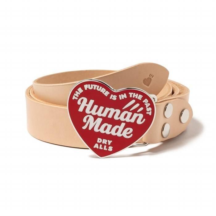 Human Made ベルト レザー ハート 牛革 HUMAN MADE / HEART LEATHER BELT - GANGSTA MARKET