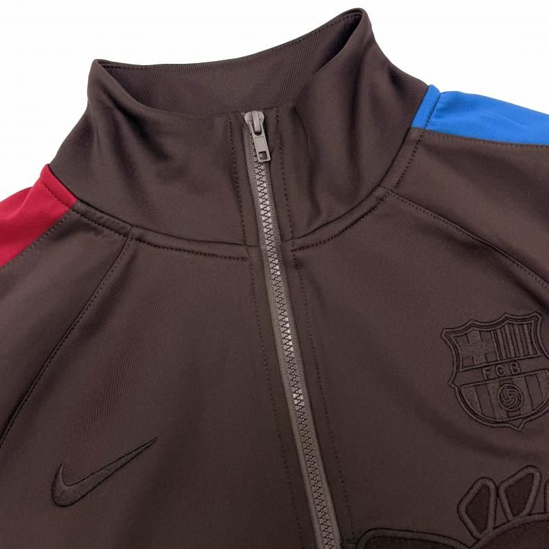 ジャケット・アウター cactus jack NIKE Barcelona RETRO JACKET Travis Scott x Nike x FC Barcelona Retro Zip Anthem Jacket Black