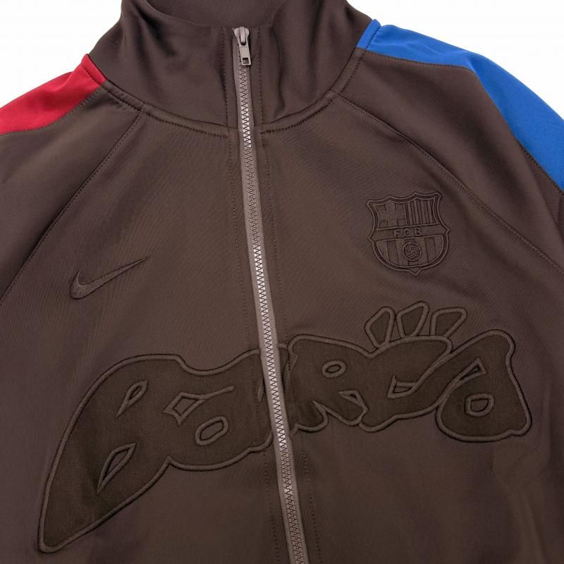 ジャケット・アウター cactus jack NIKE Barcelona RETRO JACKET Travis Scott x Nike x FC Barcelona Retro Zip Anthem Jacket Black