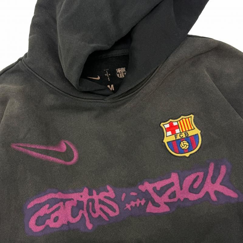 CACTUS JACK × NIKE × FC BARCELONA / SPRAY LOGO HOODIE - GANGSTA