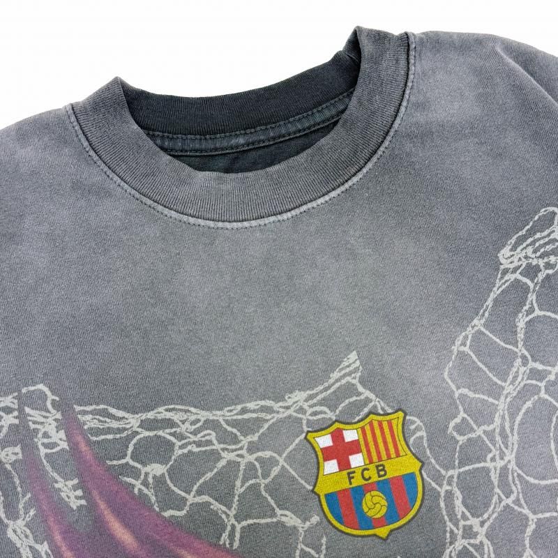 CACTUS JACK × NIKE × FC BARCELONA / SPRAY LOGO TEE - GANGSTA