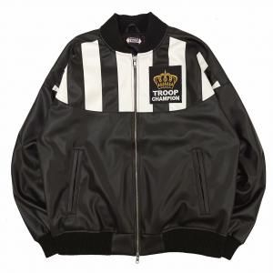 WORLD OF TROOP / TROOP CHAMPION PU LEATHER JACKET