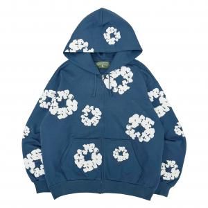 DENIM TEARS / COTTON WREATH ZIP HOODIE