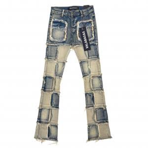 VALABASAS / "THREADS" STACKED FLARE JEAN