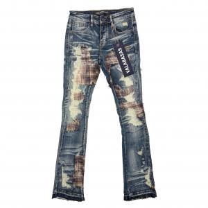 VALABASAS / "SIGMA" STACKED FLARE JEAN